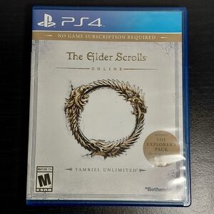 The Elder Scrolls Online: Tamriel Unlimited For PS4. Tested & Works.